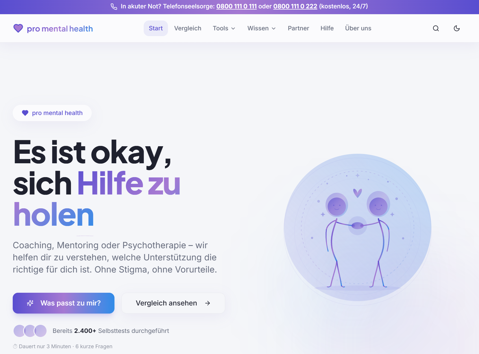Referenz pro mental health - Aufklärung & Vergleich